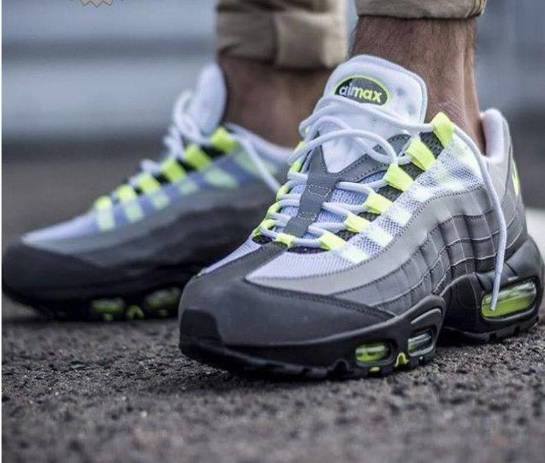 Кросівки Nike Air Max 95 OG GS Neon Кроссовки Найк Взуття БезПредоплат