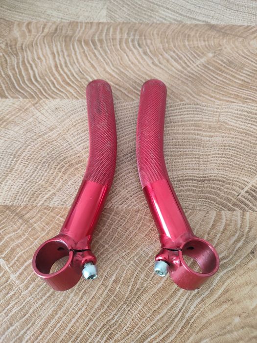 Lekkie rogi X-Lite made in UK czerwona anoda Retro MTB