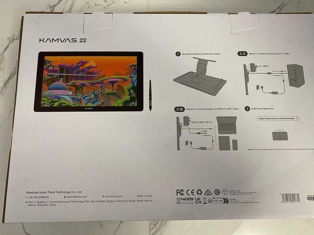 Na sprzedaż Tablet graficzny HUION Kamvas 22 ta GAOMON PD1610