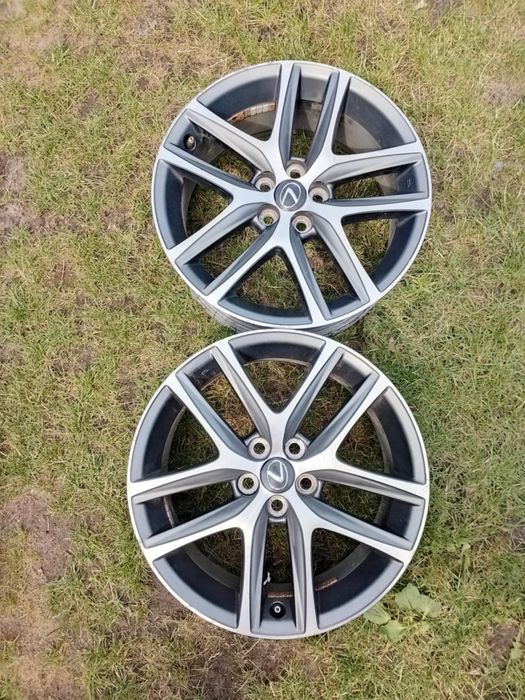Alu felgi Lexus 2 pojedyncze 5x100.  Felgi 17 Lexus F-Sport OEM IS200