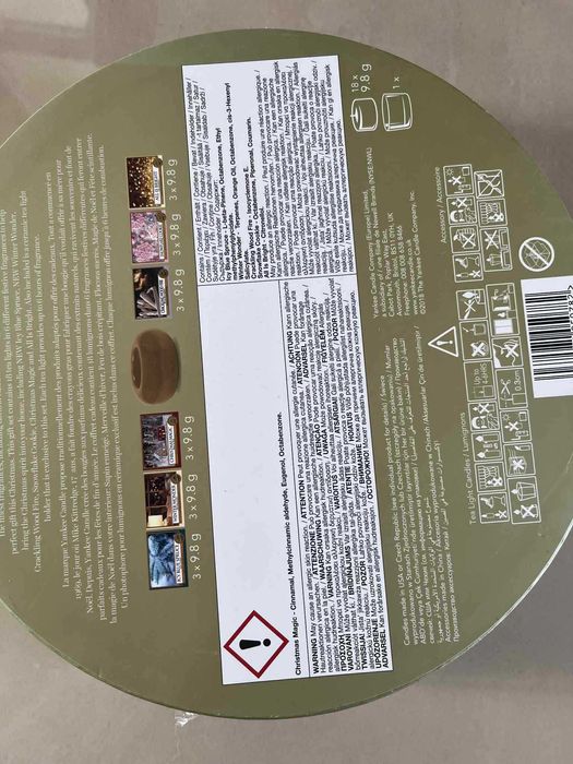 Yankee Candle zestaw świec tea light zestaw świątecznych zapachów