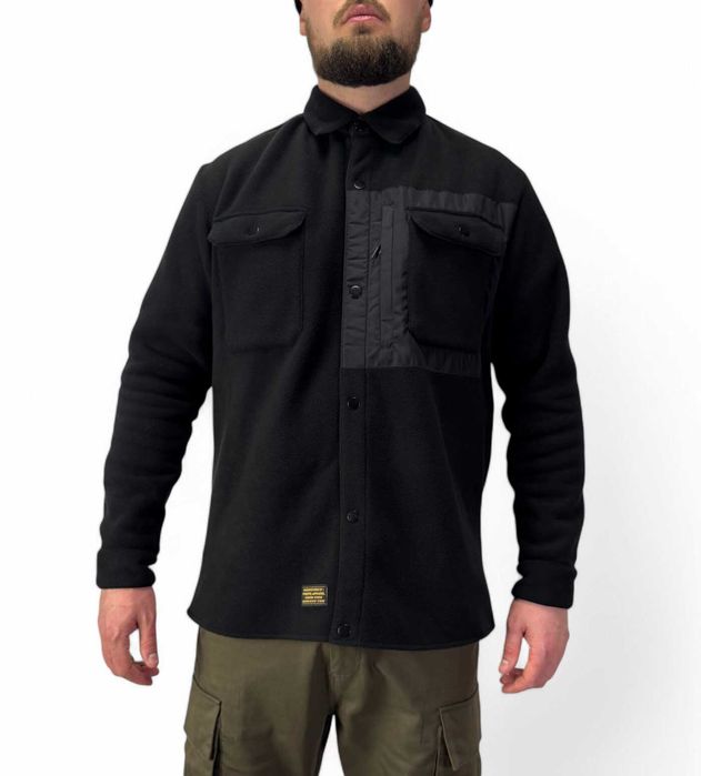 Сорочка Флісова CPO Fleece Black Prefix Apparel