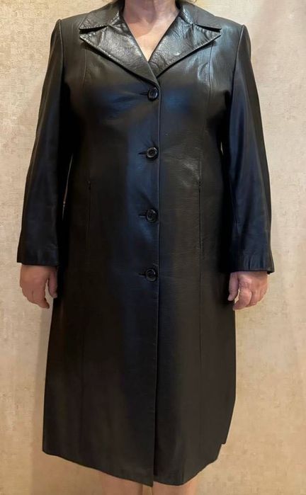Плащ з натур шкіри 48-50р. - пошитий на замовлення, практично новий