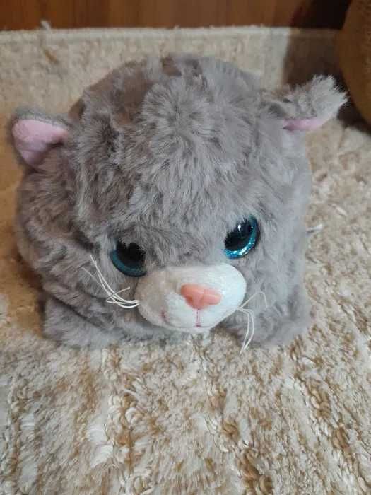 Nowa dwustronna maskotka pluszak dla dzieci Kotek 10 cm