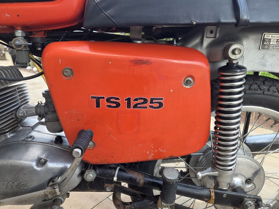 Mz ts z 1982 roku, oryginal do rejestracji.