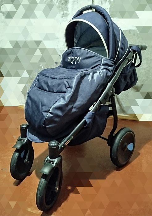 Коляска універсальна 2 в 1 TUTIS Zippy Silver Plus