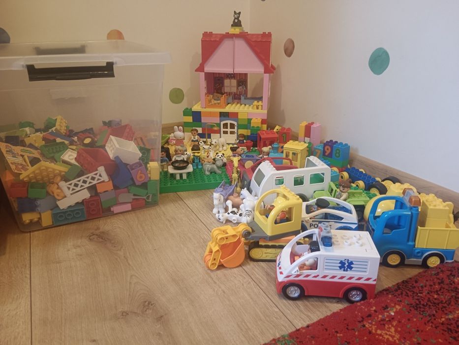 Klocki LEGO Duplo mega zestaw dla dziewczynki i chłopca