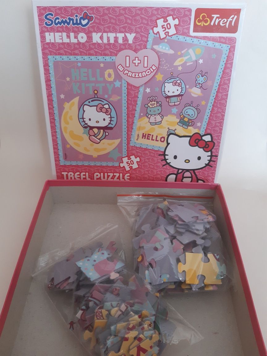 Puzzle Trefl Hello Kitty 2 szt. po 50 elementów