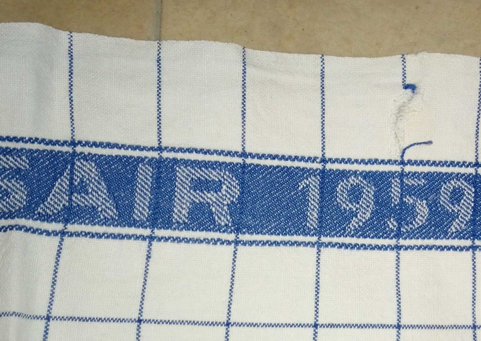 Pano de tabuleiro, SWISSAIR 1959, por 5€