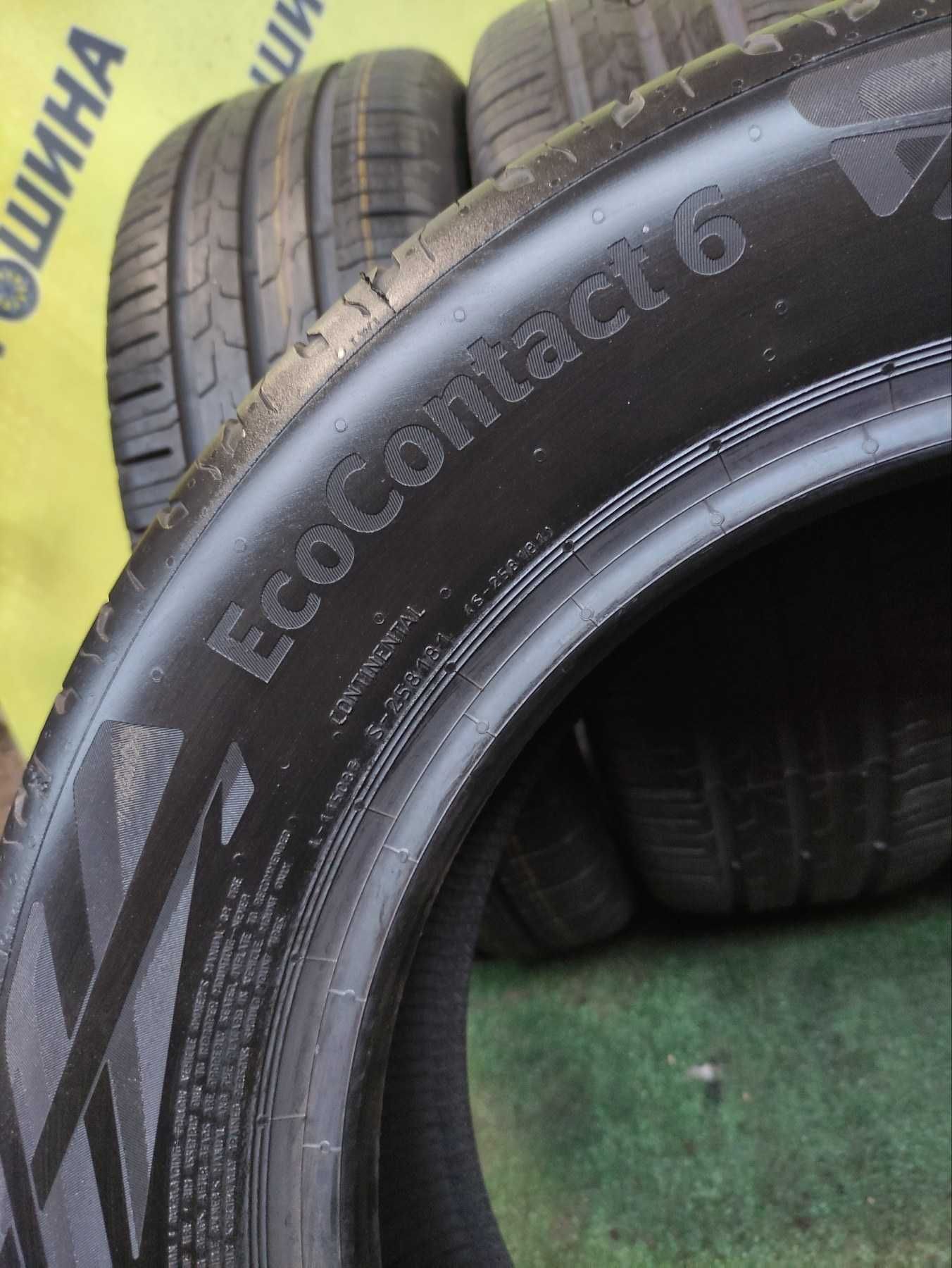 Шини Continental EcoContact 6 195/60R15 Комплект Літні Нові Оригінал
