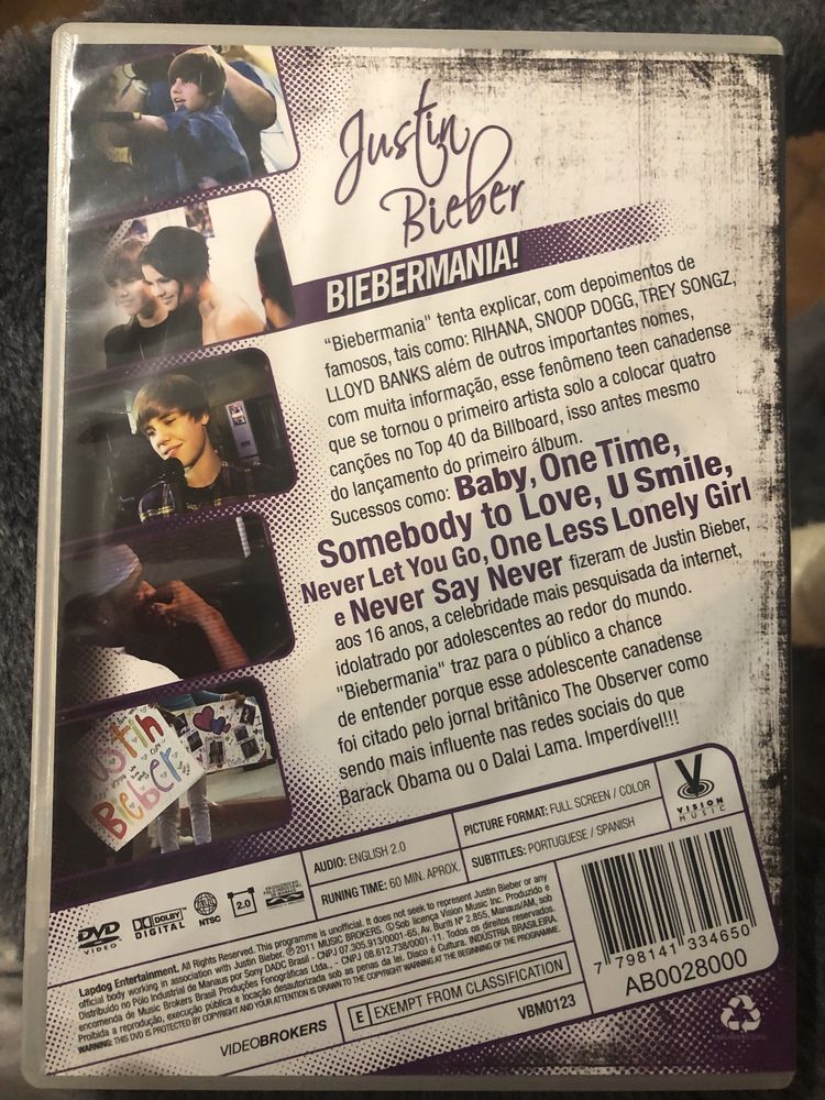 DVD Justin Bieber