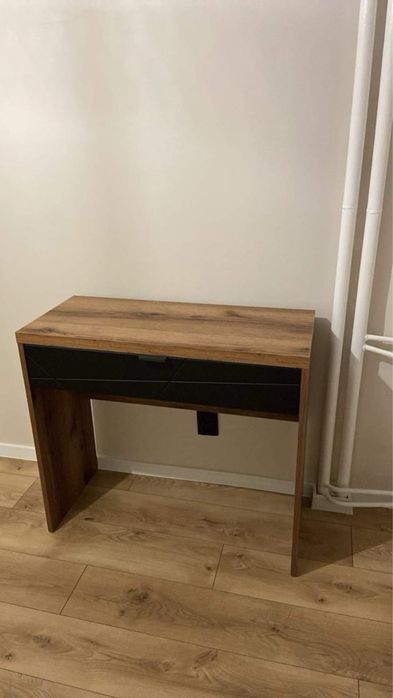 Toaletka biurko forn Black Red White