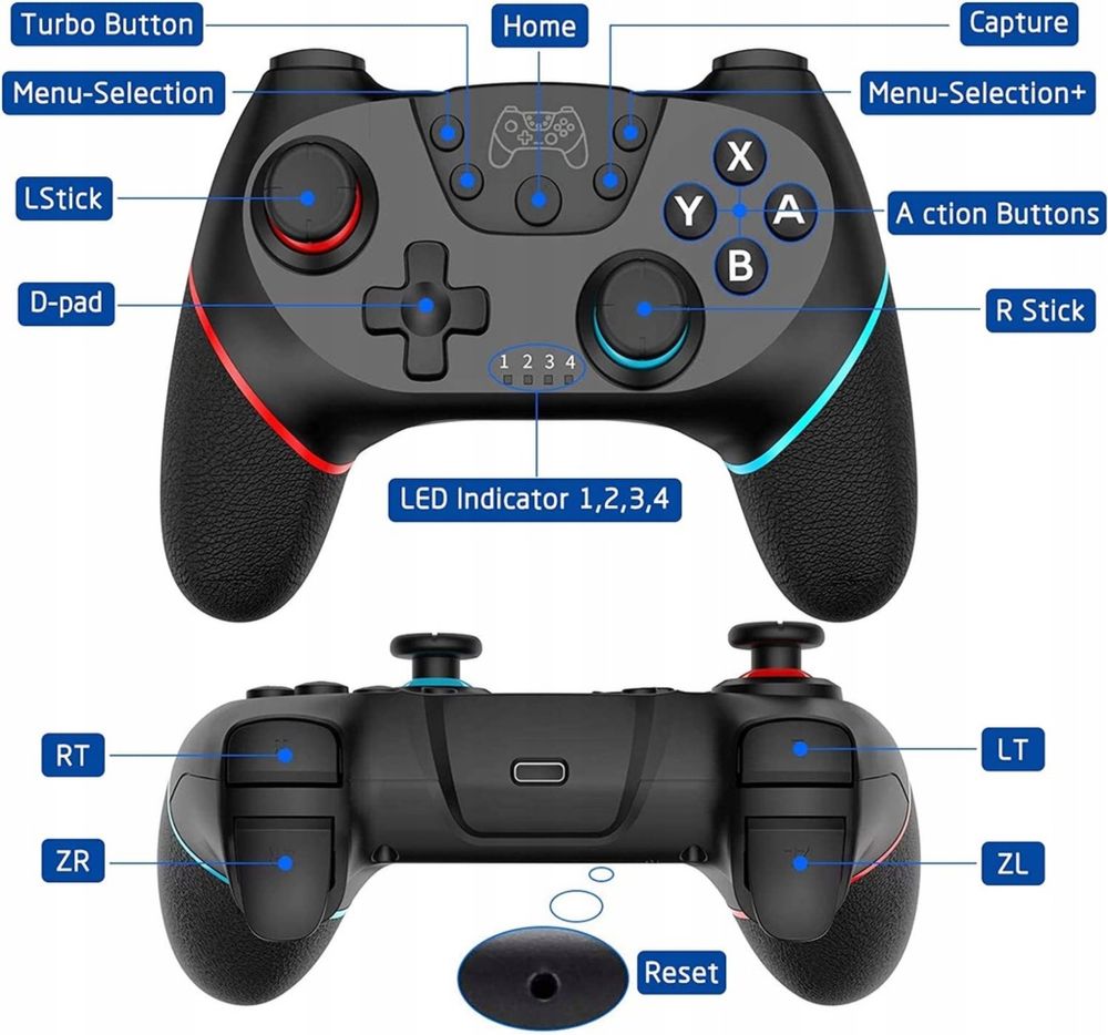 Kontroler do Nintendo Switch/Switch Pro