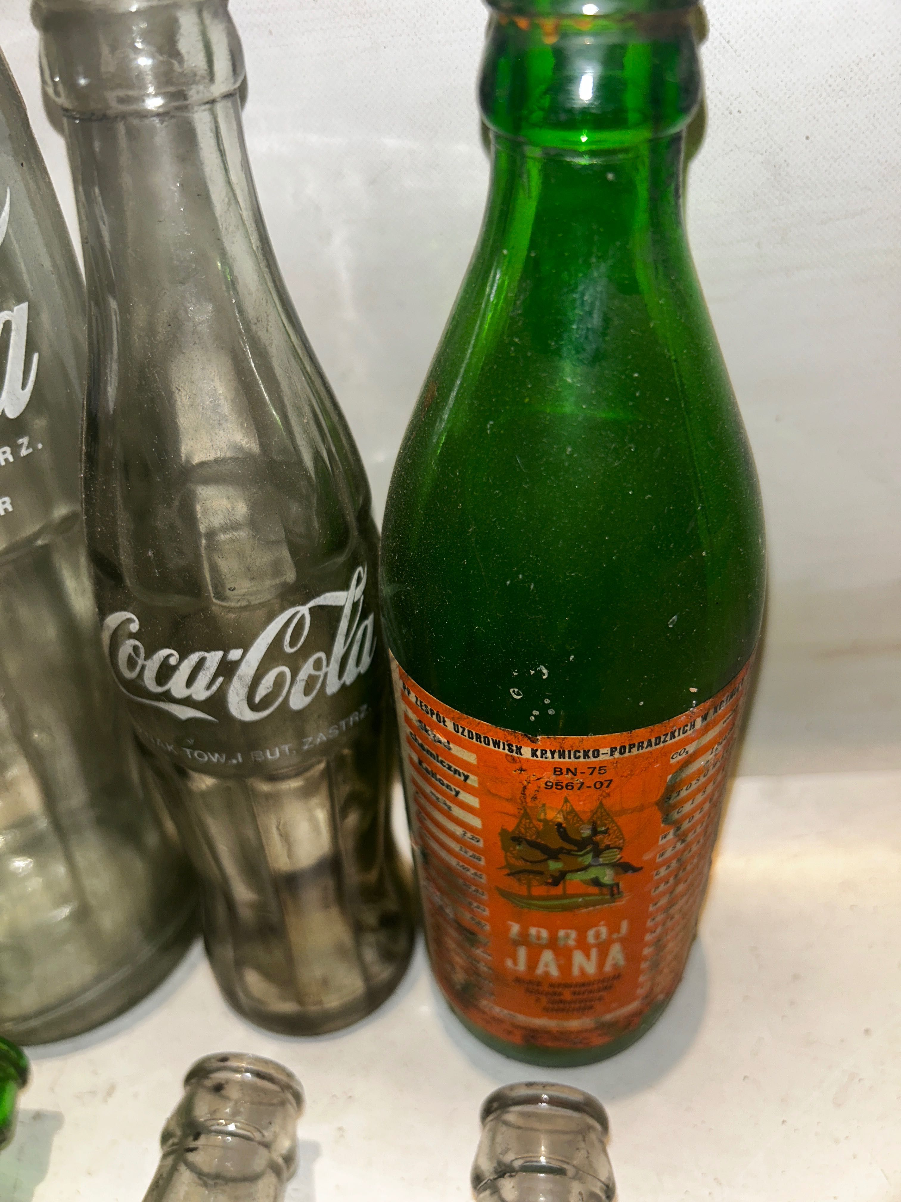 Stare Butelki PEPSI,COCA-COLA I inne z PRL-u