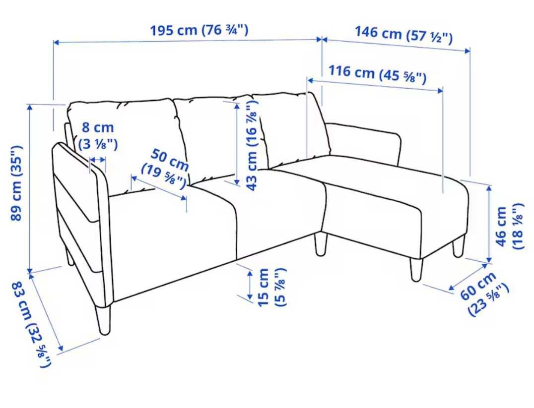 Sprzedam szezlong IKEA