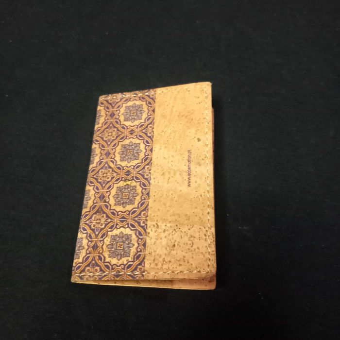 Porta cartões em cortiça