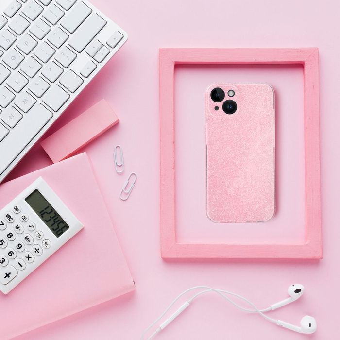 Futerał CLEAR CASE 2 mm BLINK do IPHONE 17 różowy
