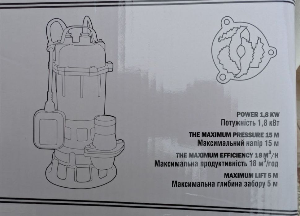 Потужний насос з професійним ріжучим механізмом