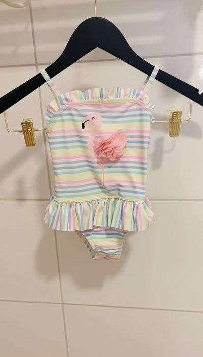 Kostium kąpielowy jednoczęściowy dziewczęcy 86-92 cm