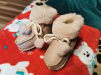 Buty  góralskie ocieplane nowe skórzane