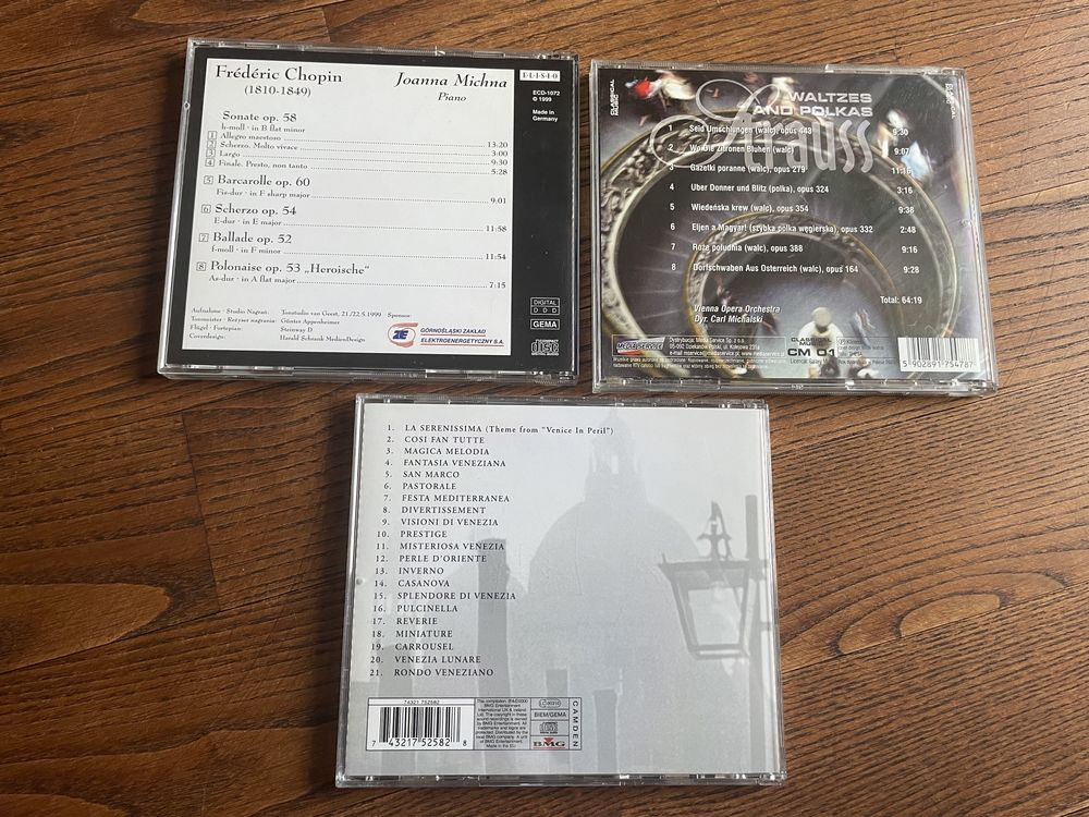 CD muzyka klasyczna - Rondo Veneziano, Chopin (Michna), Strauss