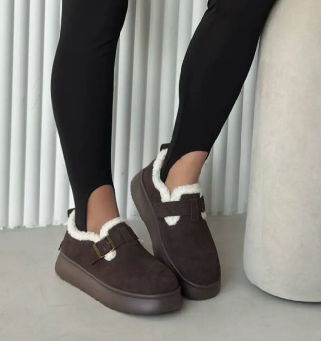 Лофери зимові. Натуральна замша