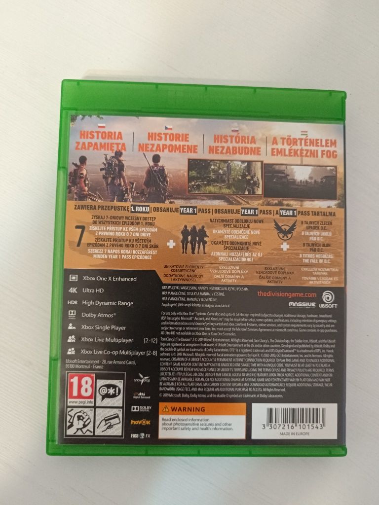 Gra Tom Clancy's The Division 2 na Xbox One Stan BDB !!!