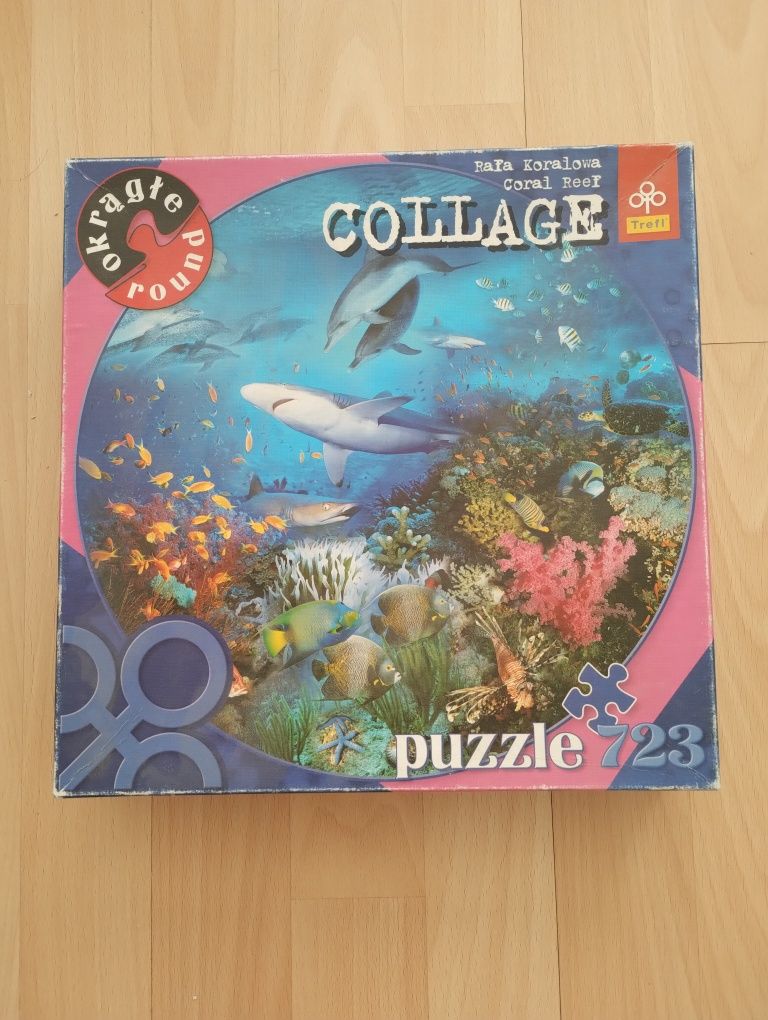 Puzzle collage Rafa Koralowa okrągłe 723 Trefl