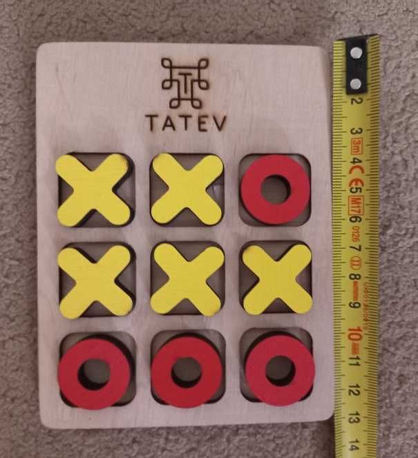 Tatev дерев'яний Хрестики-нулики 100 х 150 мм