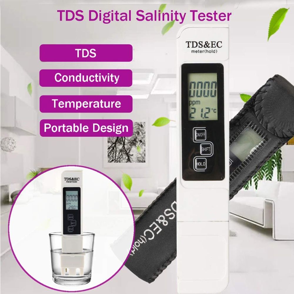 Elektroniczny miernik tester pH jakości wody test twardości osmozy