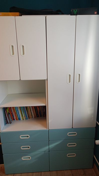 Meble IKEA stuva komplet z skrzynią na zabawki