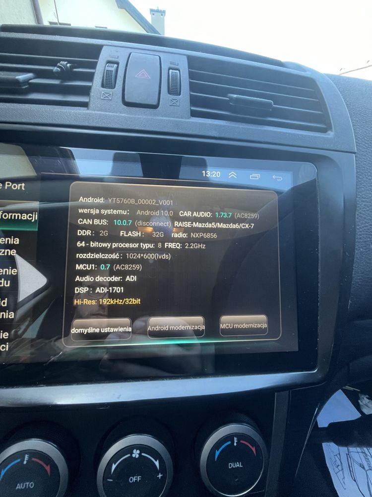 Radio stacja multimedialna mazda 6gh bose