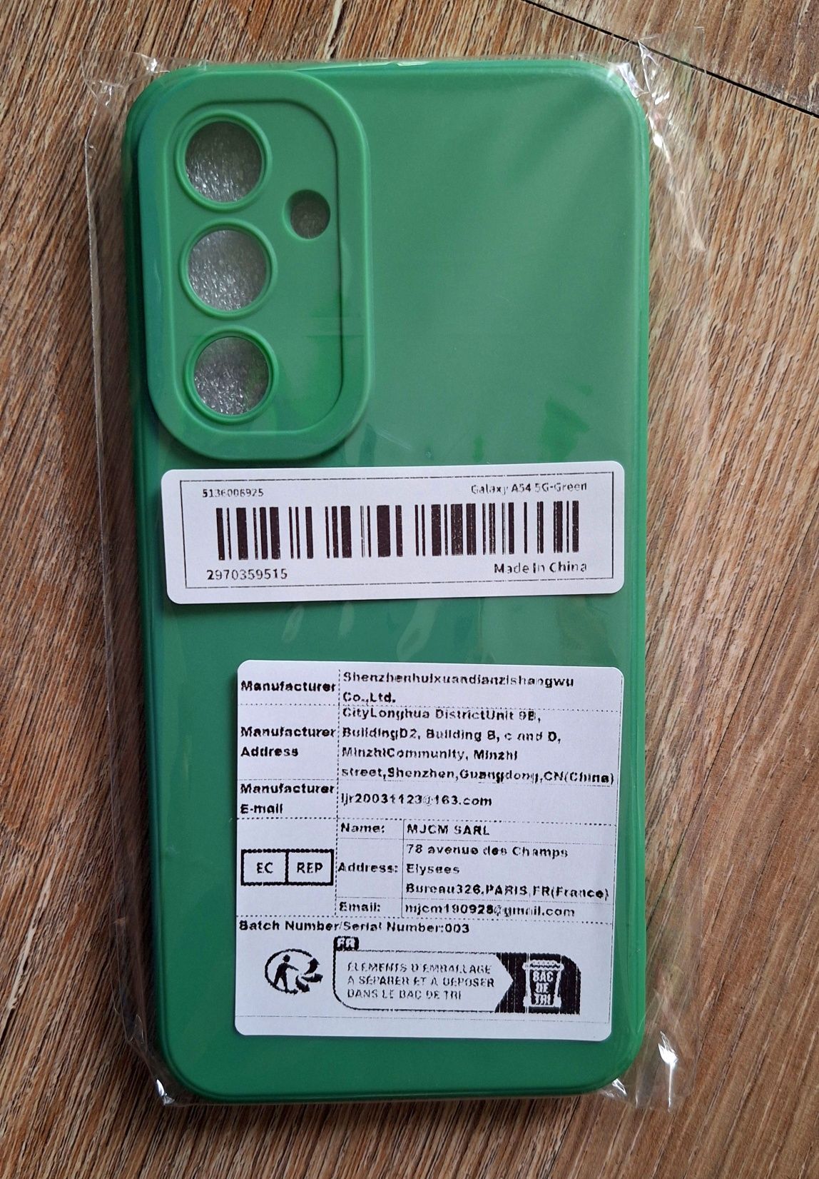 Nowe Etui SILIKONOWE + SZKŁO do Samsung Galaxy A54 5G zielony zieleń