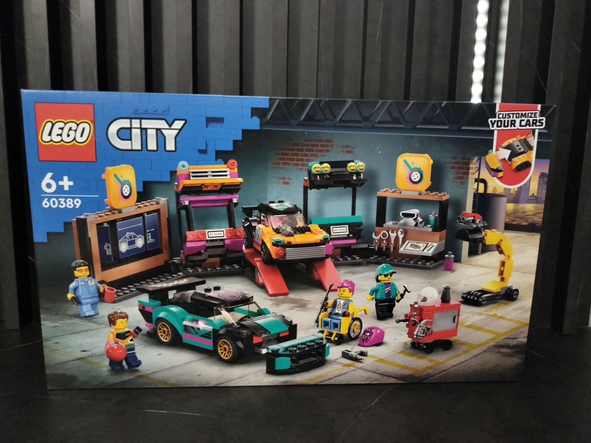 NOWE LEGO City 60389 Warsztat tuningowania samochodów