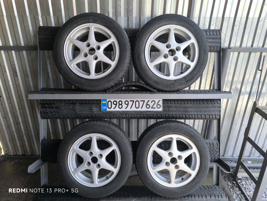 Колеса R14 4x108 6J ET37 ЦО 70.4 мм літо 175/65R14