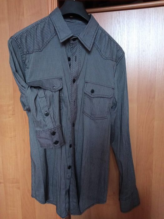 Koszula męska, slimowana.