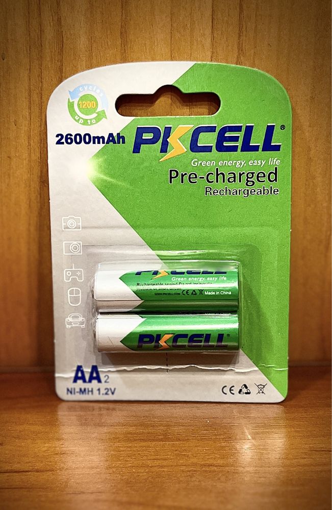 Акумулятори PKCELL АА-NI-MH 2600 mAh 2 шт комплект