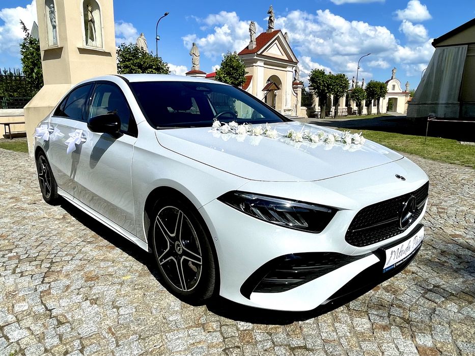 Samochód Auto do Ślubu - nowy biały Mercedes AMG Limousine