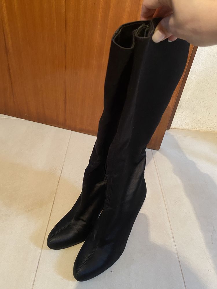 Botas PRADA em cetim