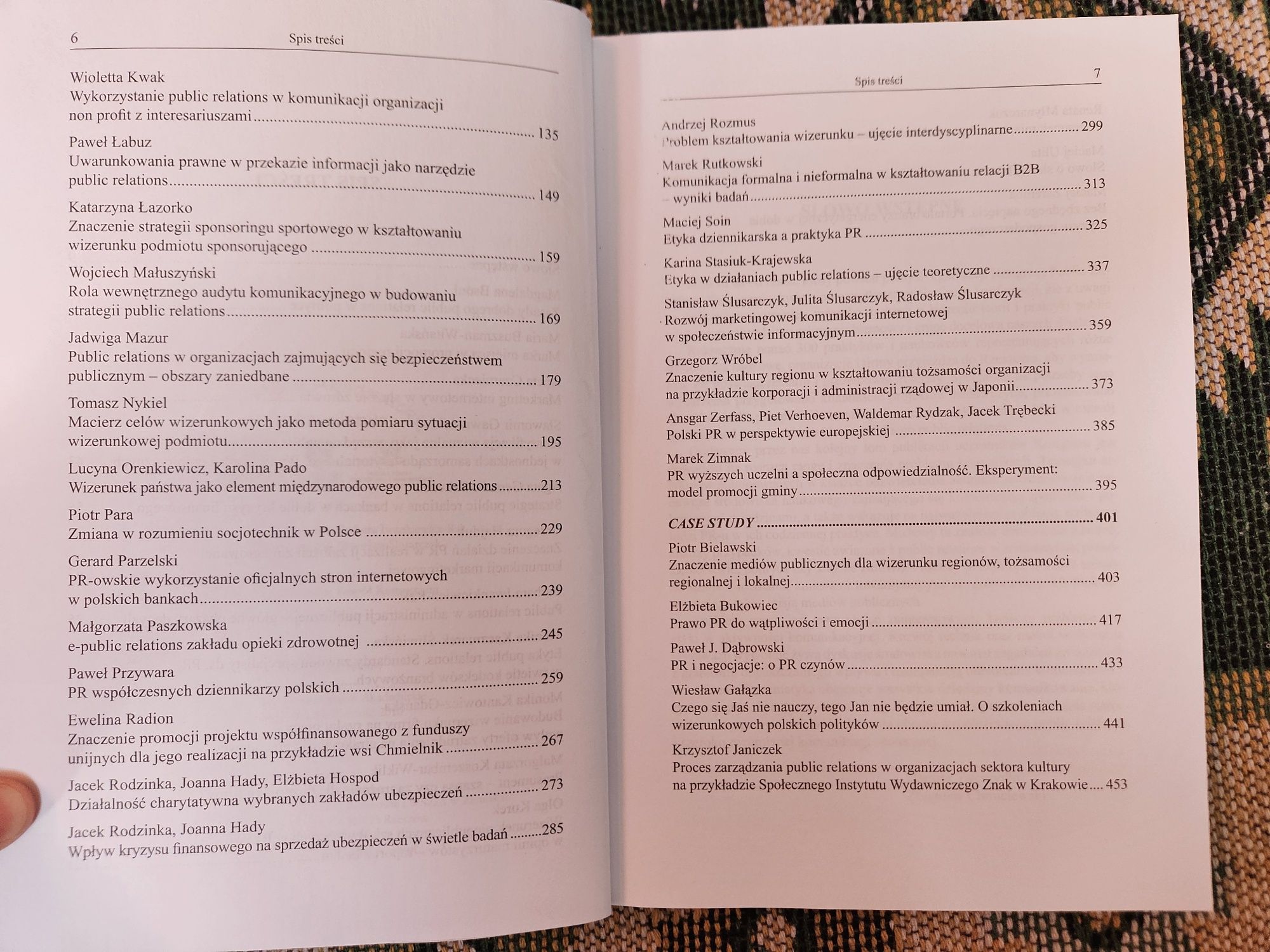 Public relations w procesie kształtowania relacji z otoczeniem