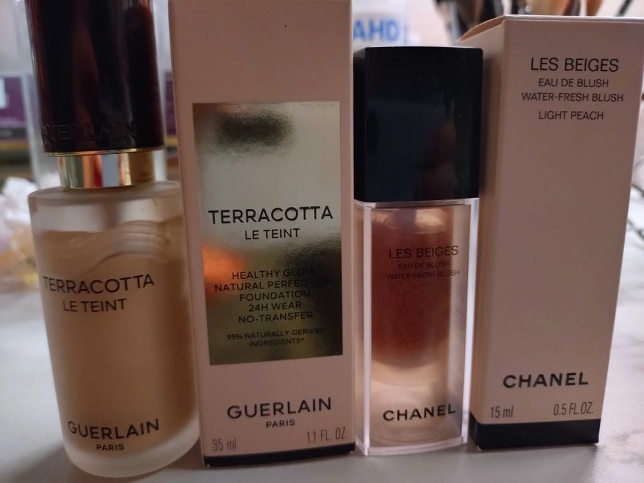 Chanel i Guerlain róż i podkład
