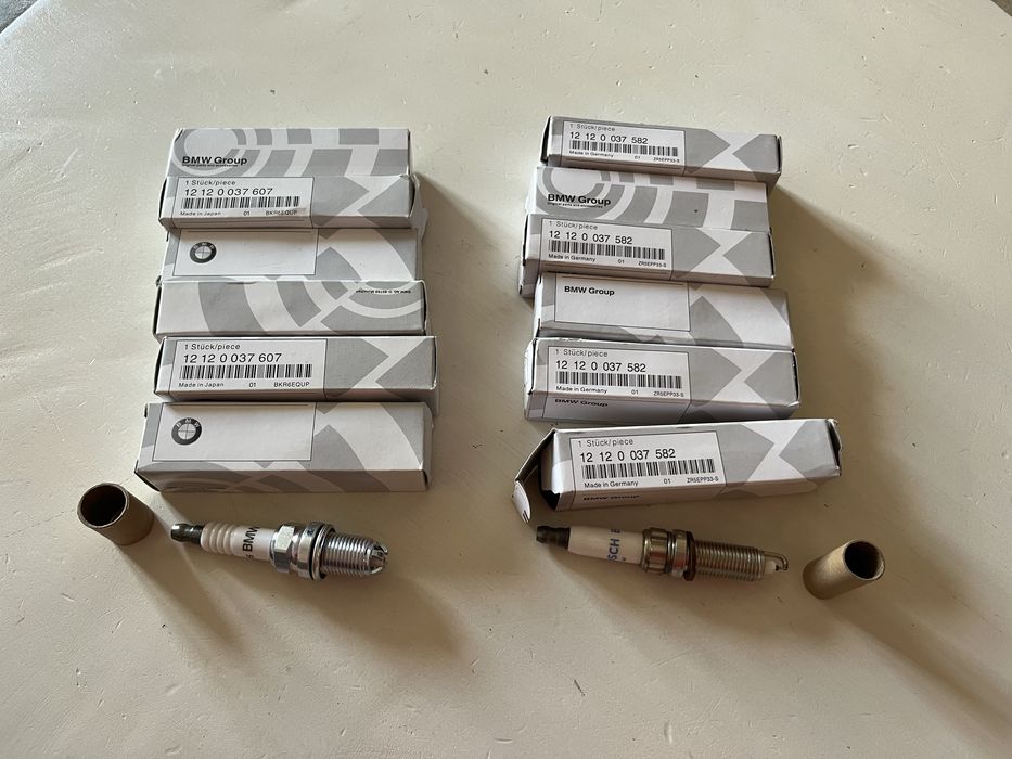 Свічки свечи BMW оригінал нові 12120037607 / 12120037582