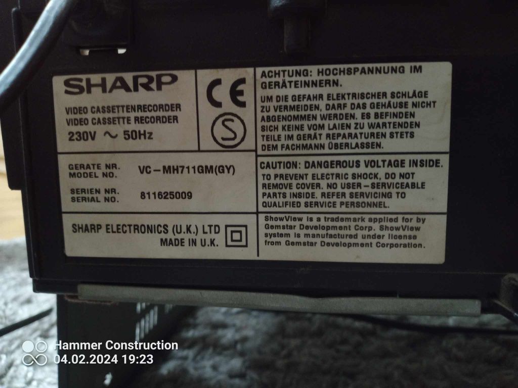 Video.        Sharp