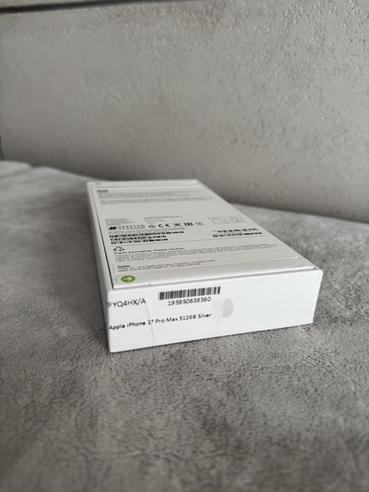 Apple Iphone 17 Pro Max 512 Gb Silver  Nowy PL