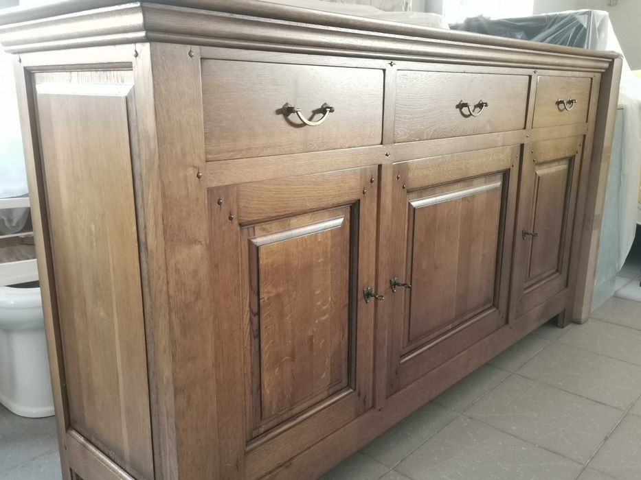 Aparador madeira carvalho maciço