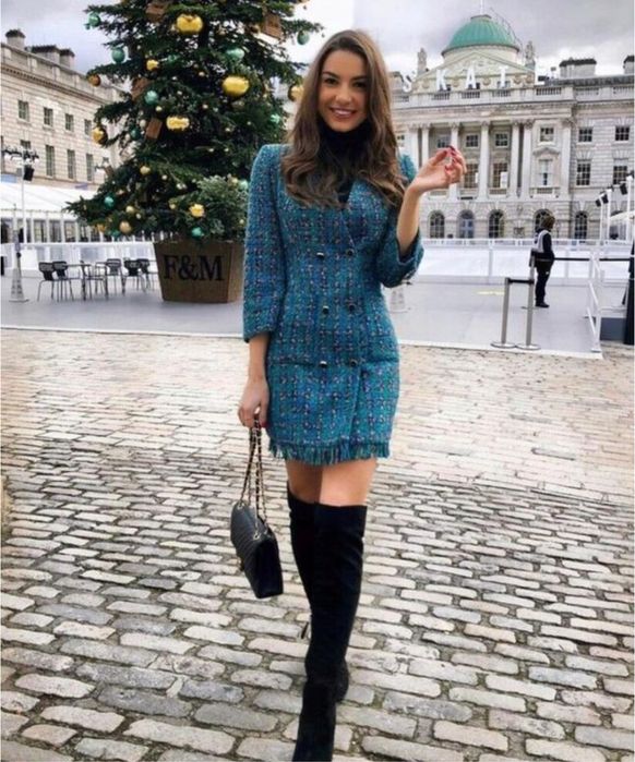 Сукня піджак zara твід