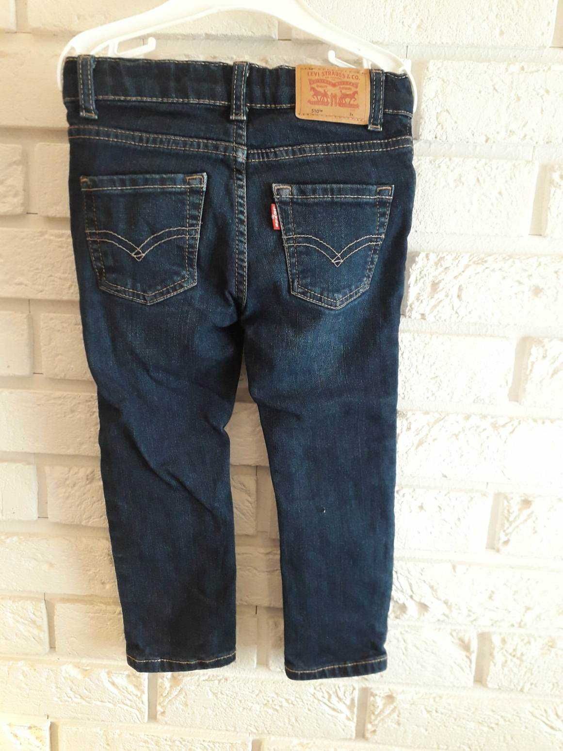 Spodnie jeansy, skinny, firma Levi's, rozmiar 98 (3A)