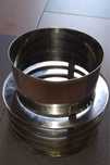 Chapéu inox diâmetro 200