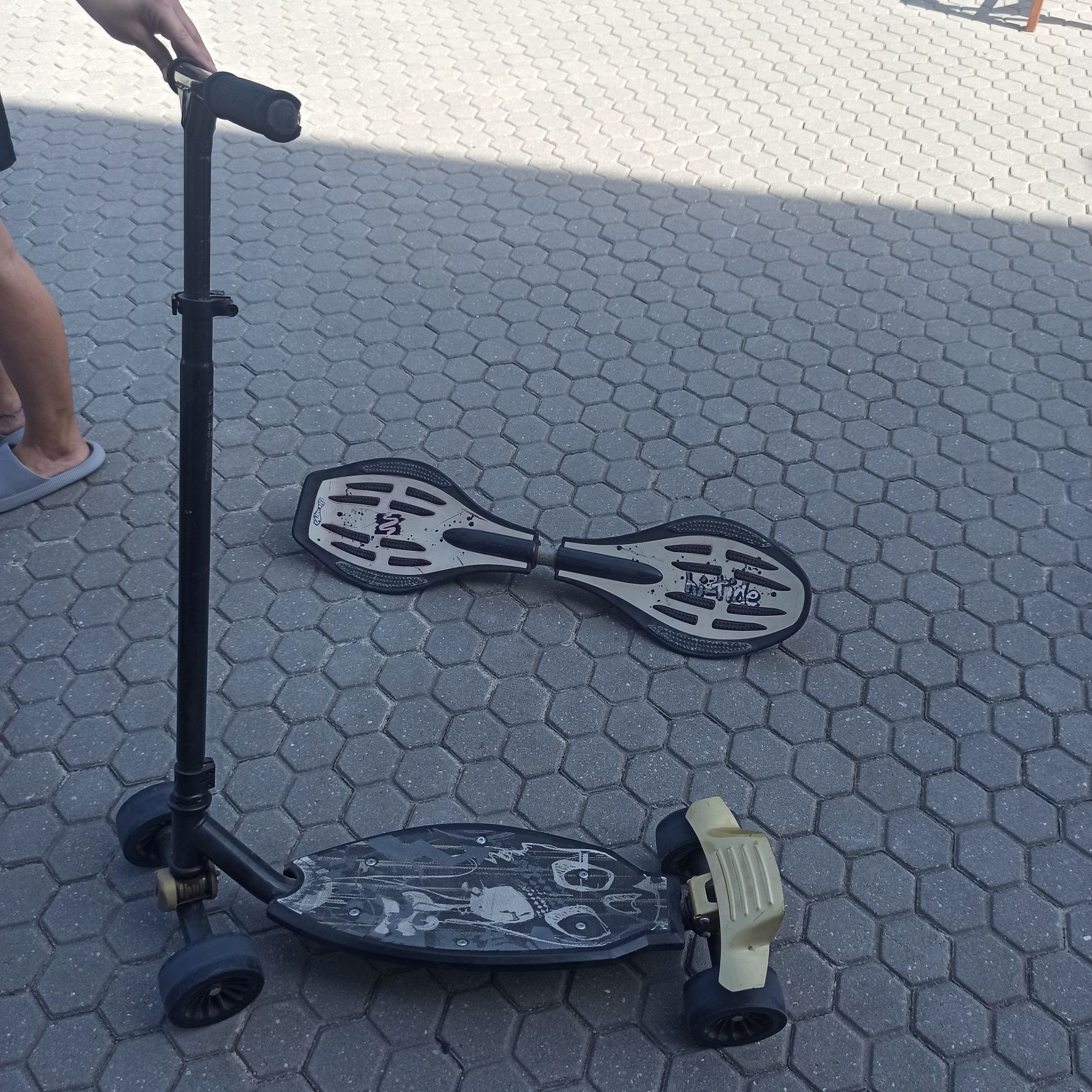Skateboard e Trotinete