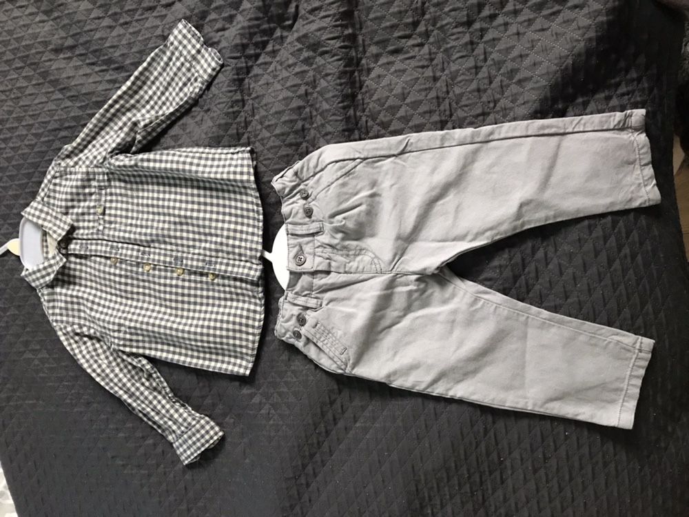 Koszula spodnie z szelkami  ZARA 82